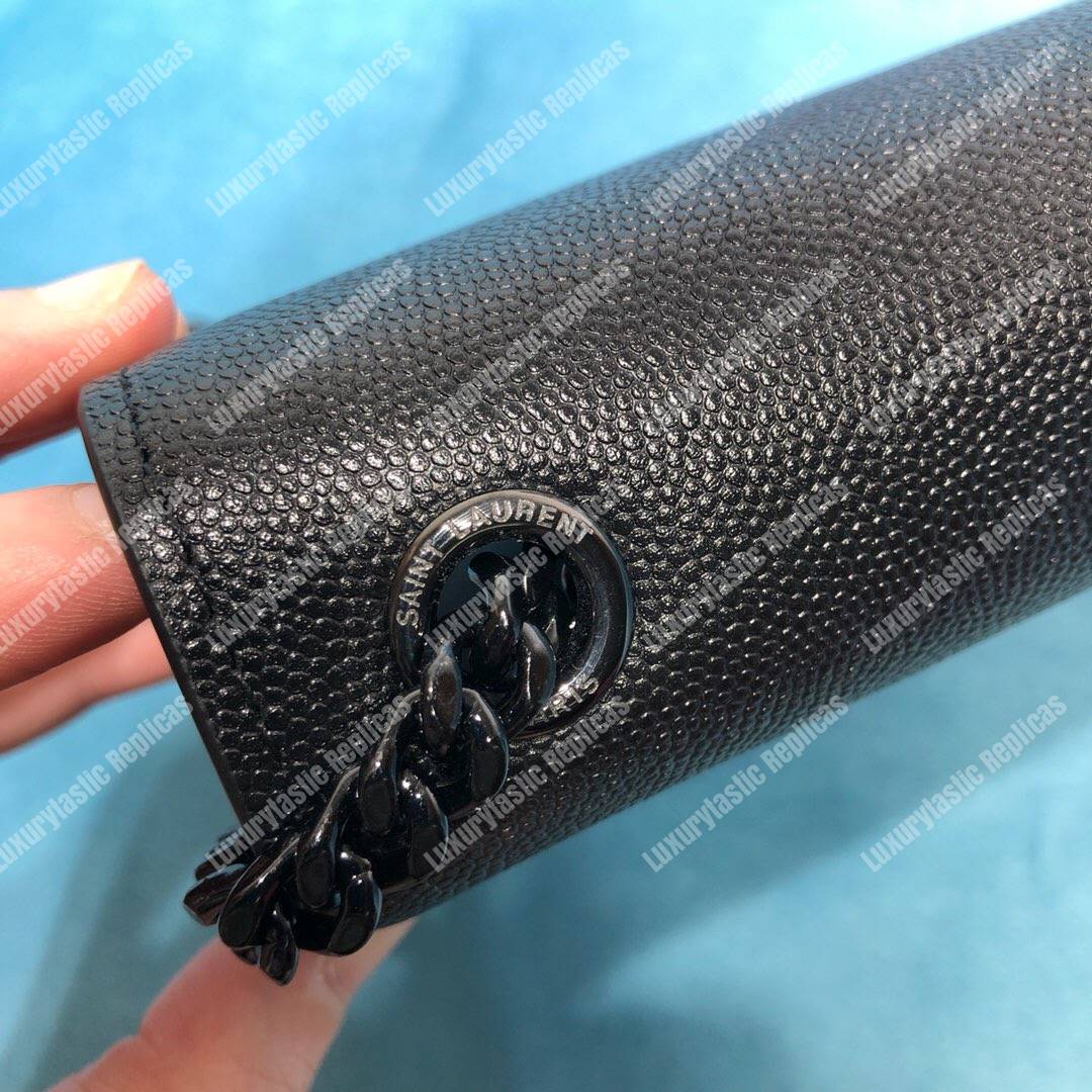 Saint Laurent Kate Small In Grain De Poudre Embossed Leather Matte Hardware