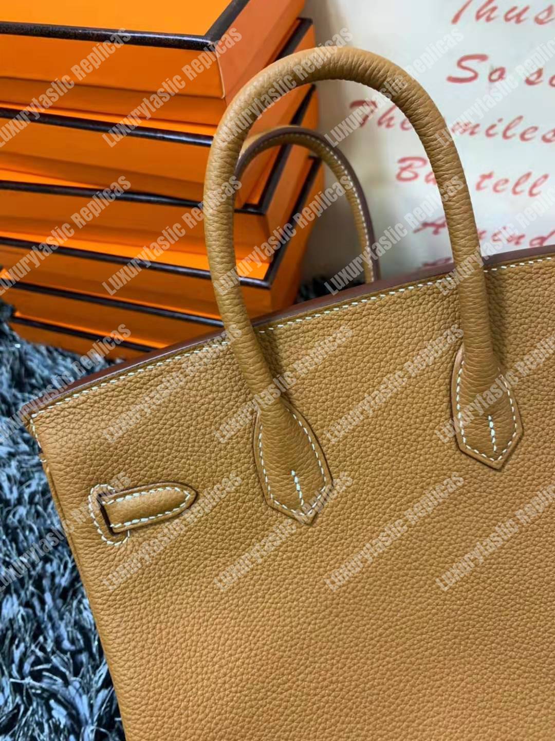 H**mes birkin 30cm togo gold