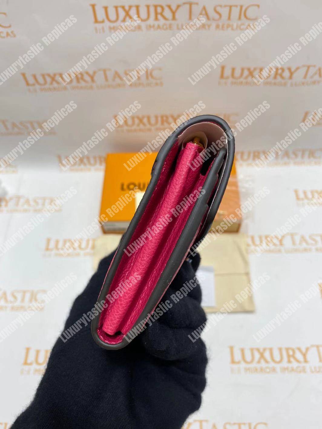 LV Metis Wallet Monogram Empreinte Leather Freesia