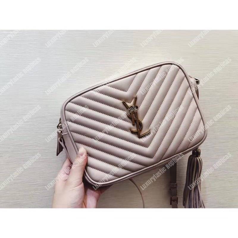 Saint Lauren Lou Camera Bag In Quilted Leather