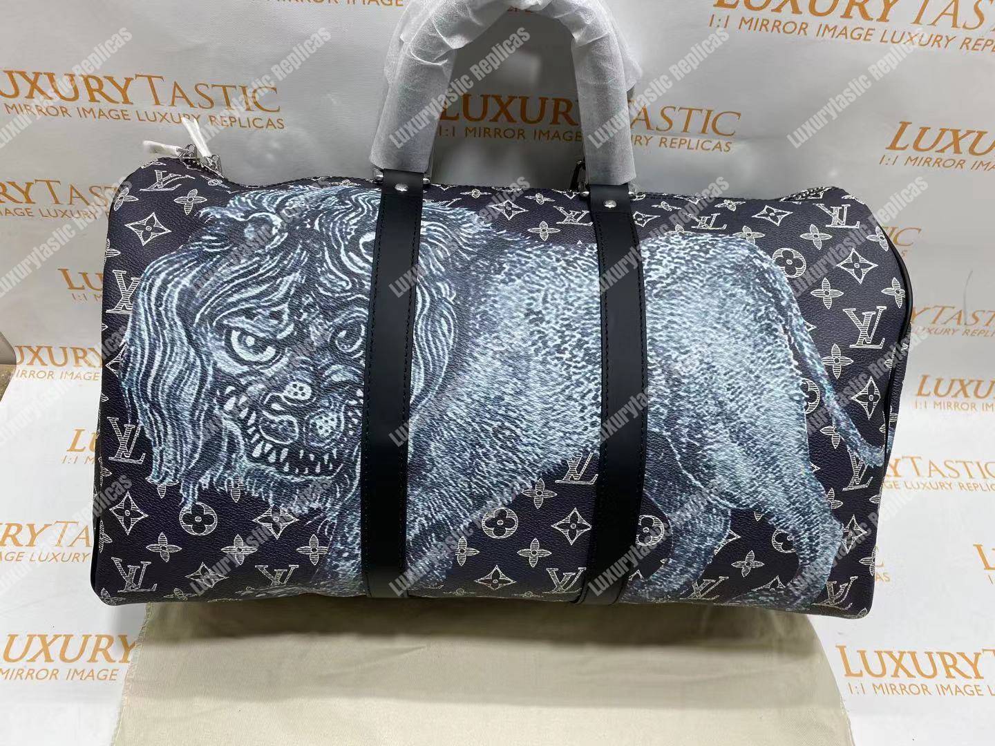 LV Keepall 45 Bandouliere Duffel Bag Monogram Canvas 2017