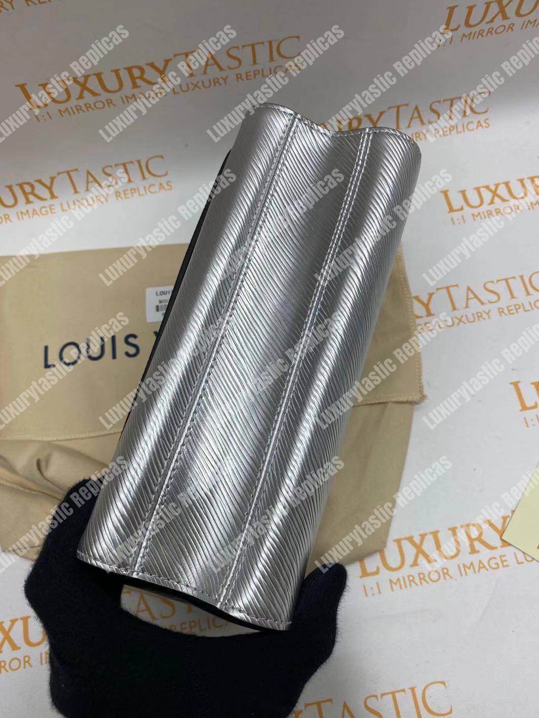 LV Twist MM Argento Silver