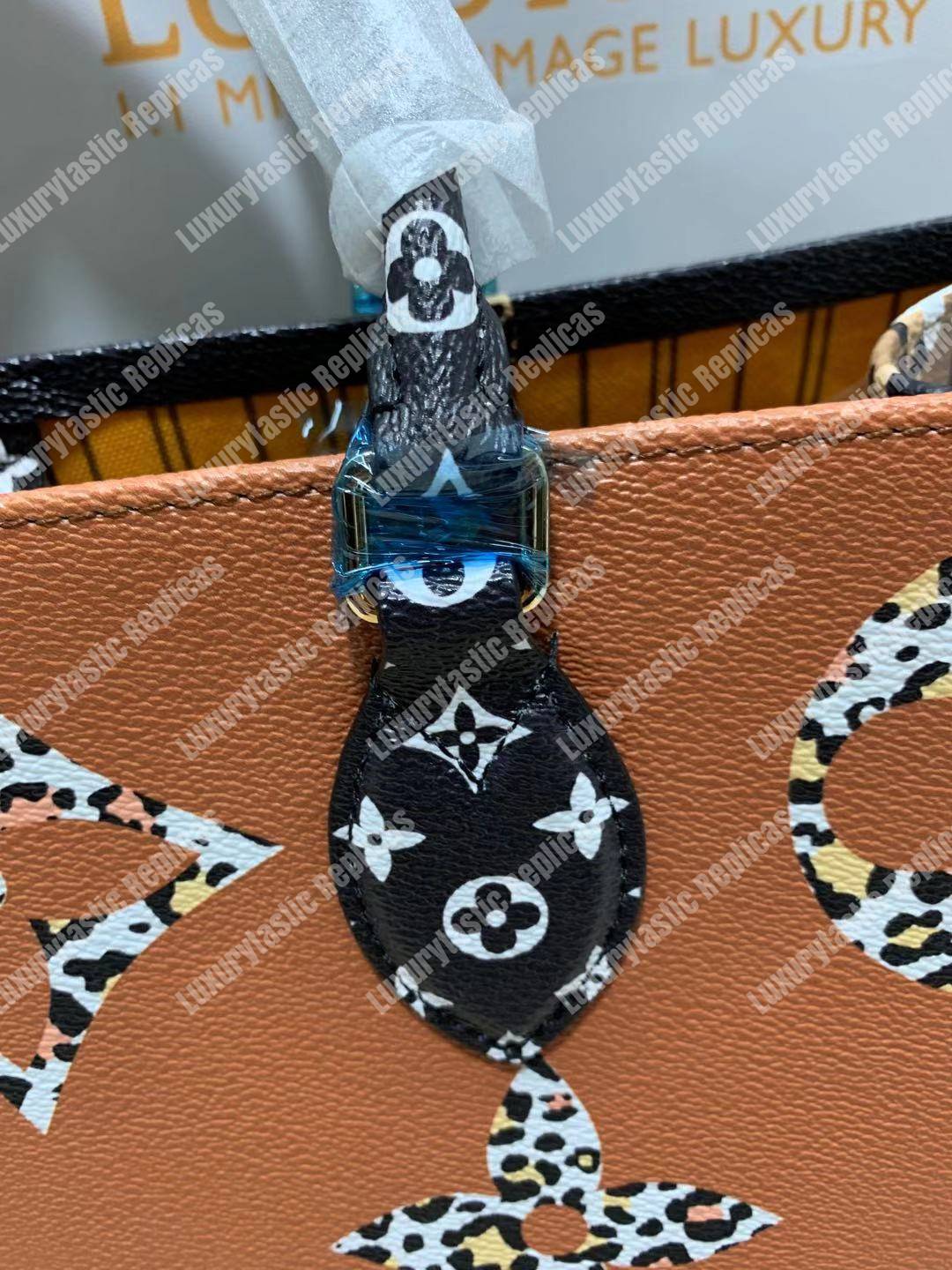 LV Onthego Monogram Black/Brown GM