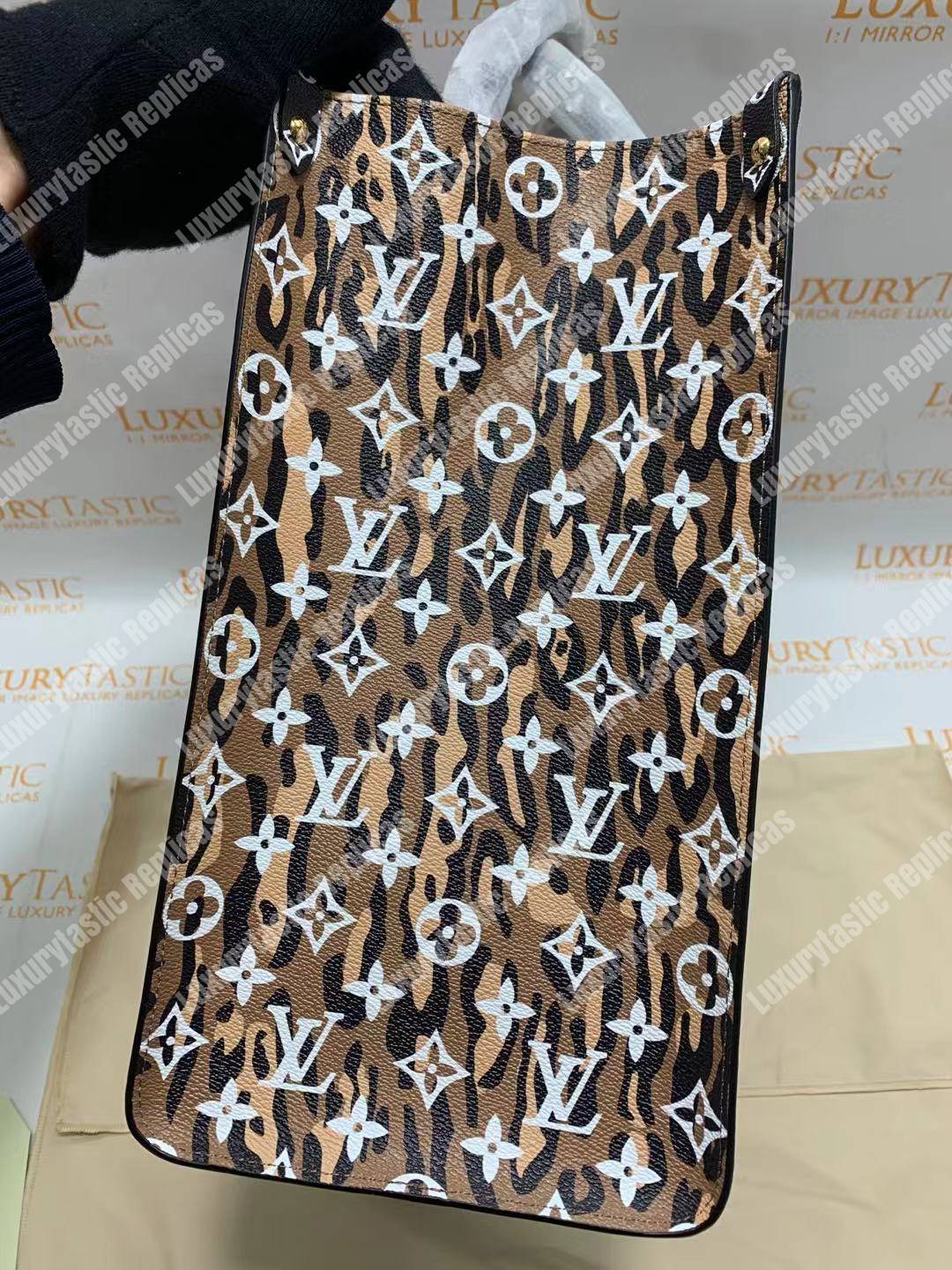 LV Onthego Monogram Black/Brown GM