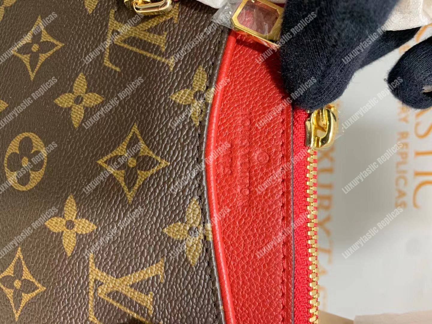 LV Pallas Bag Monogram Canvas Cherry