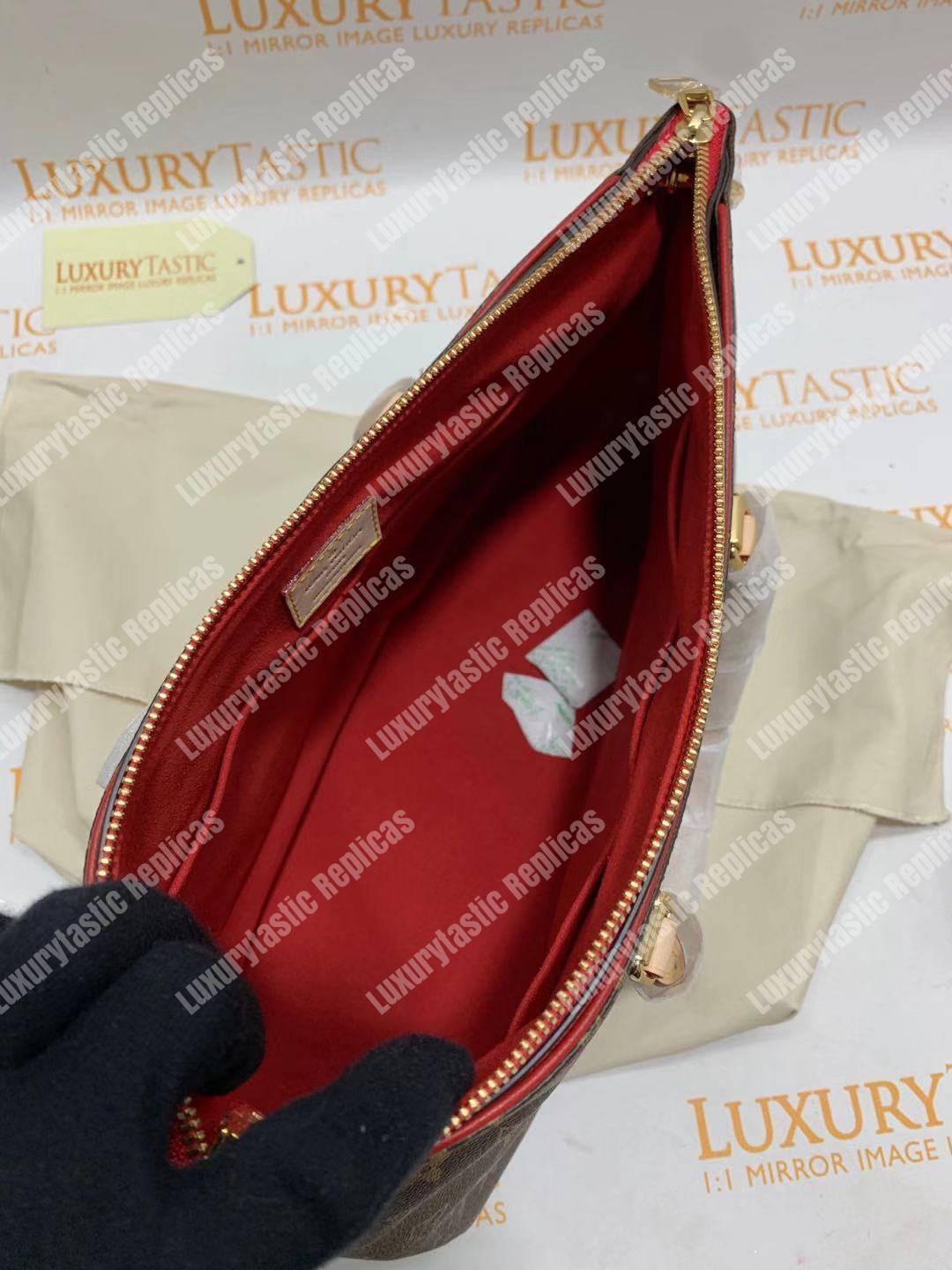 LV Pallas Bag Monogram Canvas Cherry