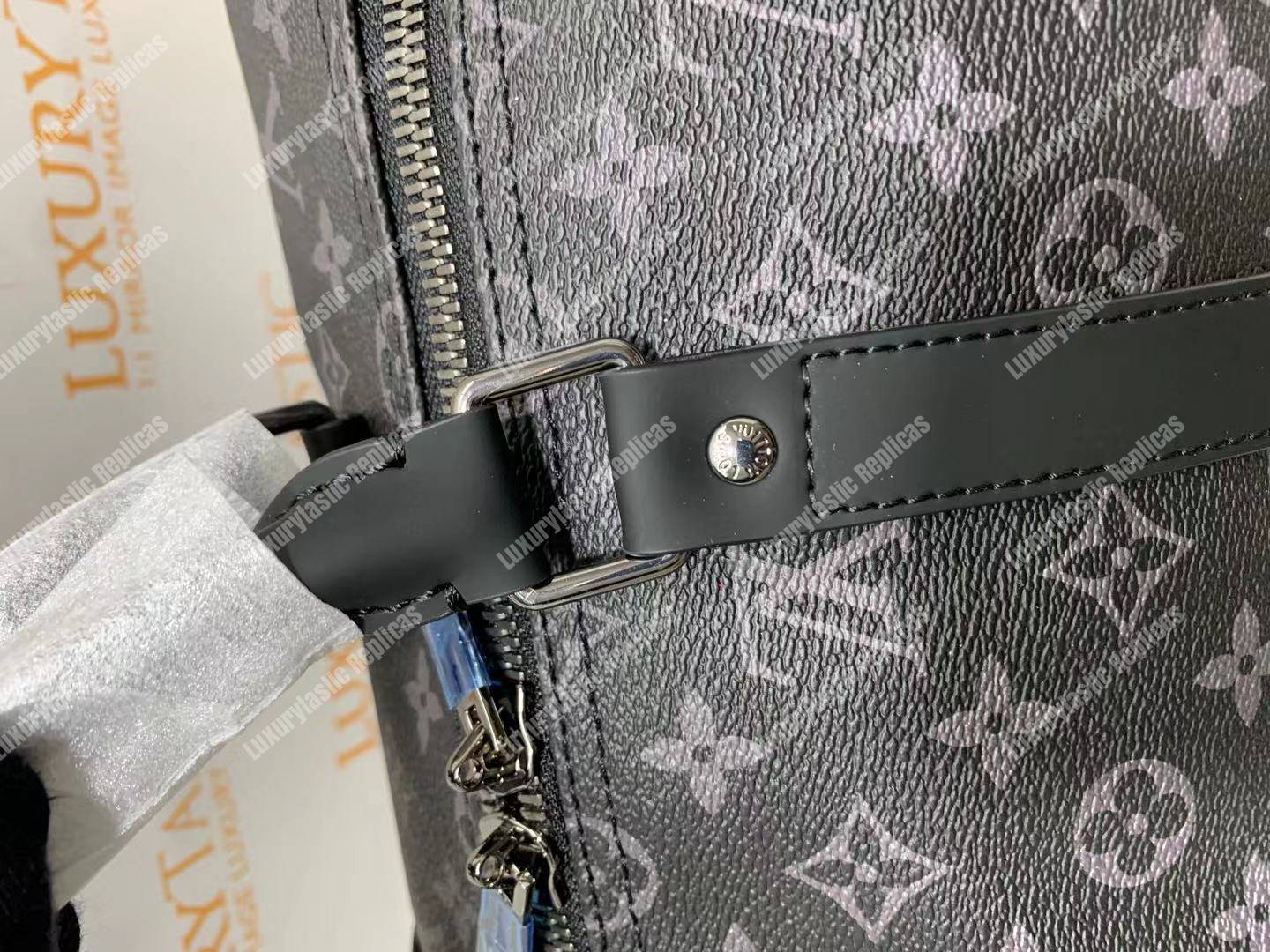 LV Keepall Bandouliere 45 Monogram Eclipse