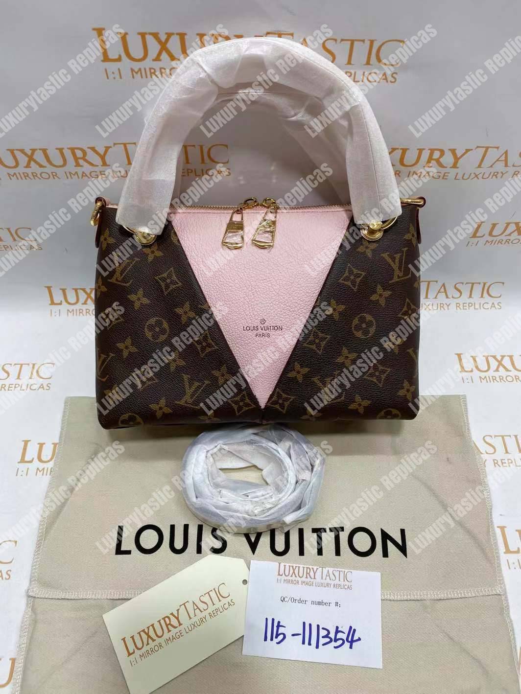 LV V Tote BB Monogram Rose Poudre