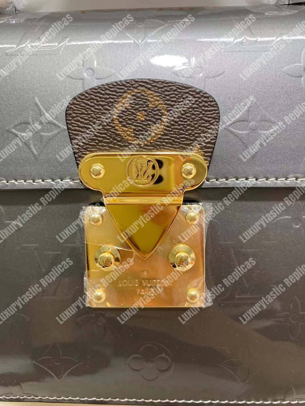 LV Spring Street Monogram Vernis Champagne Métallisé