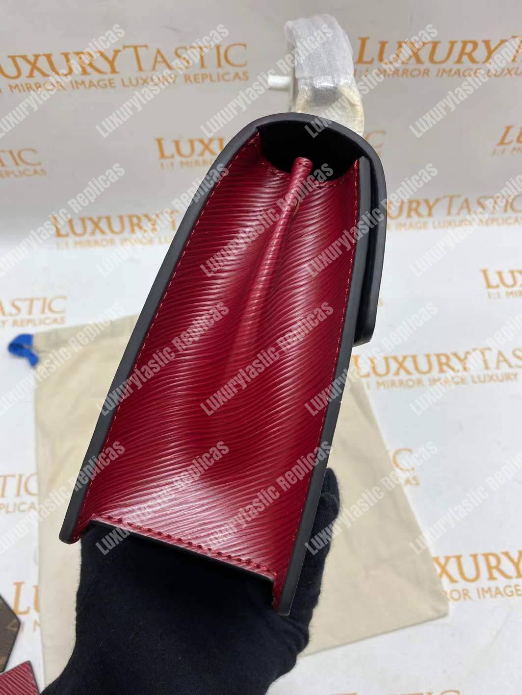 LV Spring Street Monogram Vernis Champagne Métallisé
