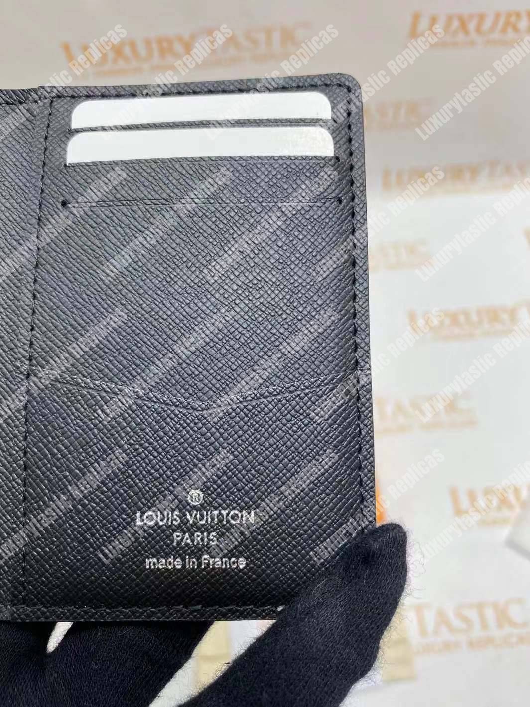 LV Pocket Organizer Monogram Eclipse Canvas