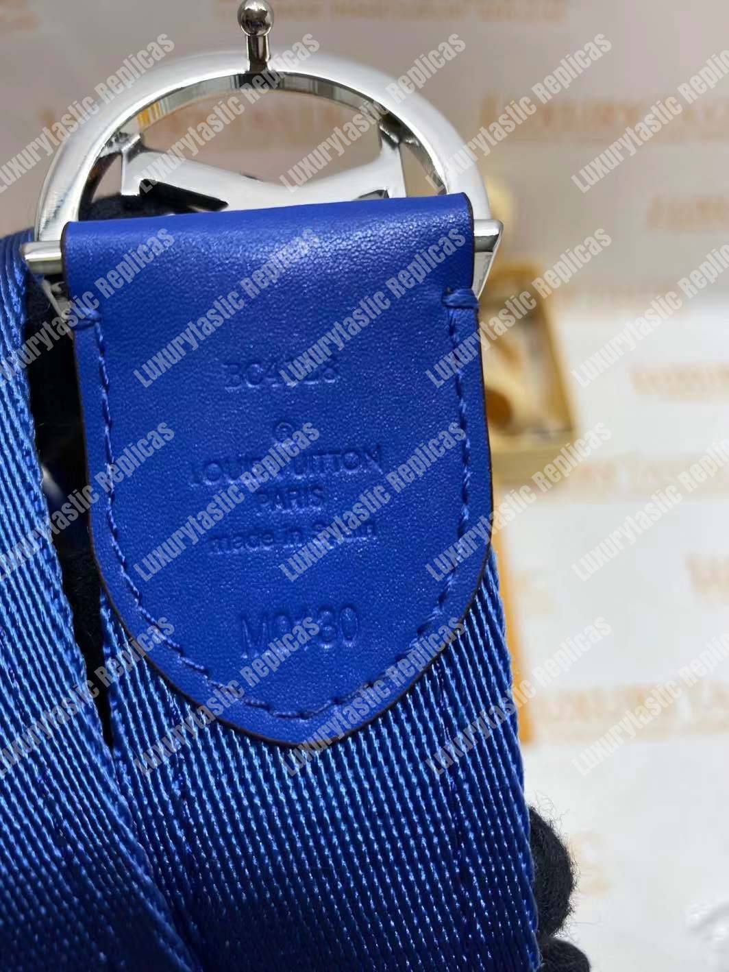 LV Circle 40mm Belt Blue
