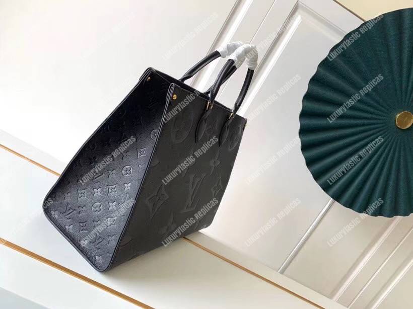 LV Onthego GM Monogram Empreinte Leather Noir