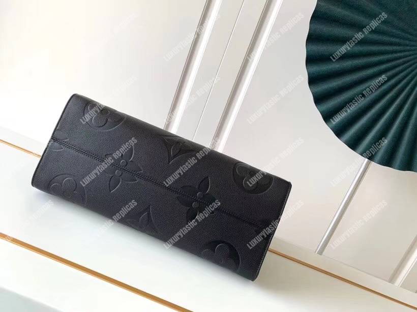 LV Onthego GM Monogram Empreinte Leather Noir