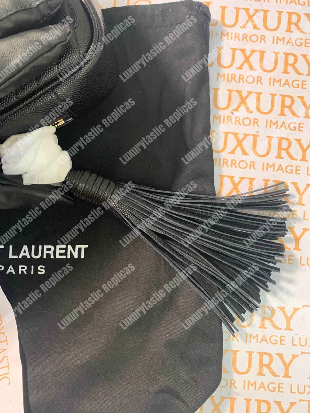 Saint Laurent Lou Camera Bag Matelasse Leather Black