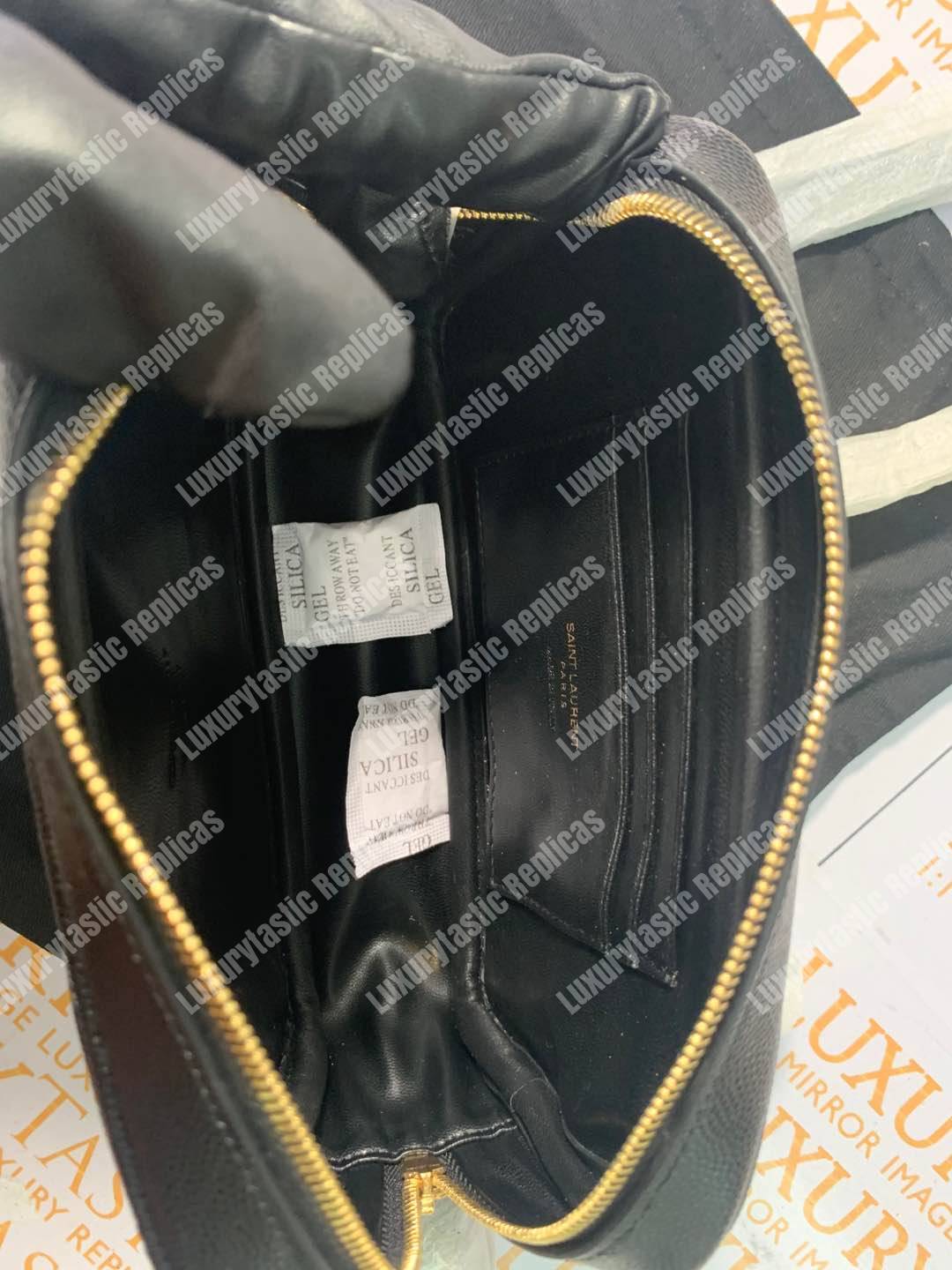 Saint Laurent Lou Camera Bag Matelasse Leather Black