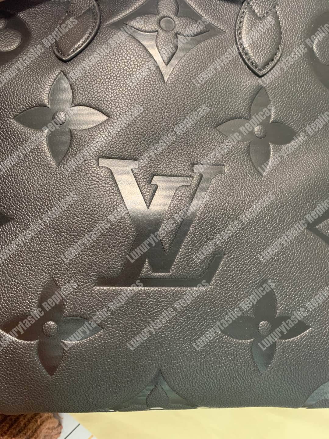 LV Onthego GM Monogram Empreinte Leather Noir