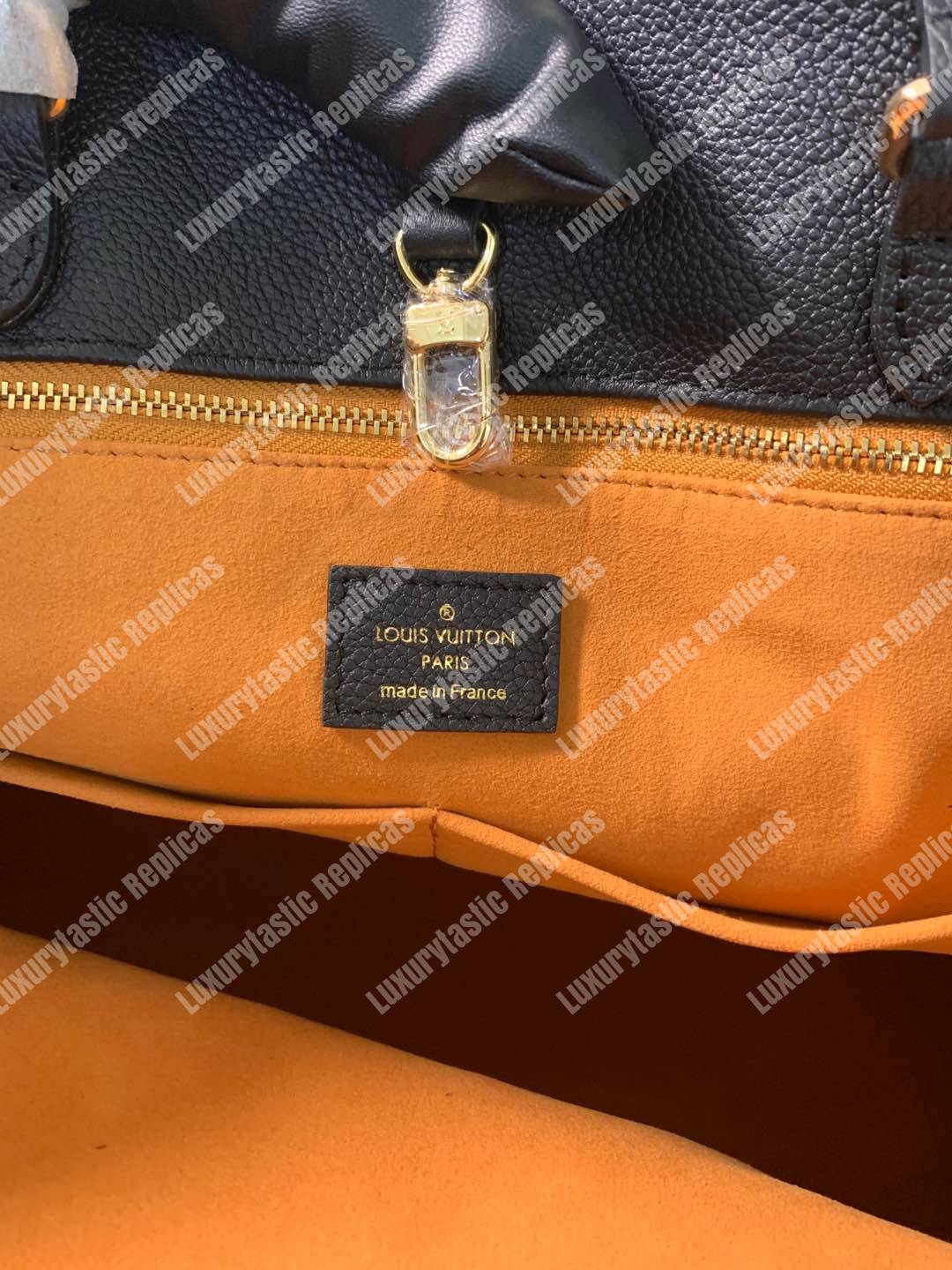 LV Onthego GM Monogram Empreinte Leather Noir