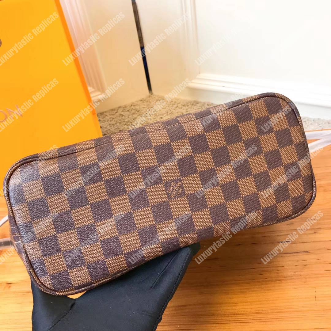 LV Neverfull PM Damier Ebene Cherise