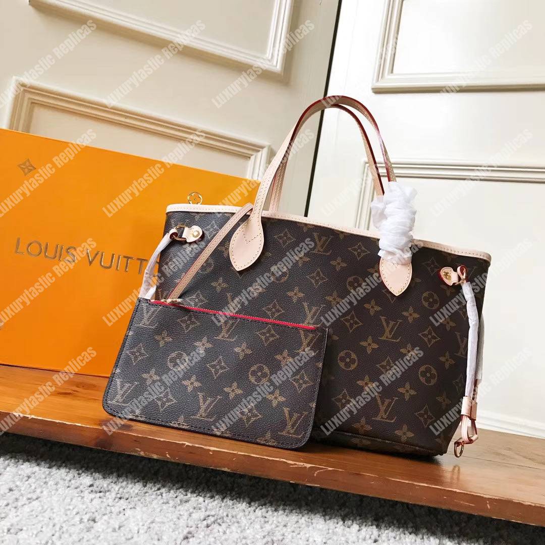 LV Neverfull PM Monogram Cherise