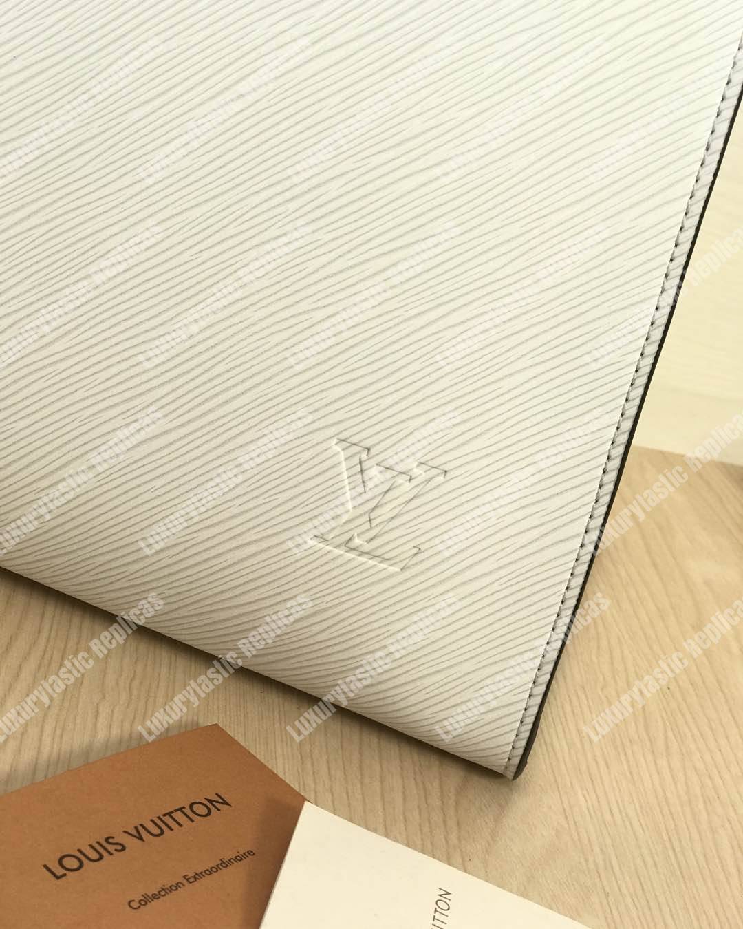 LV Onthego MM Blanc
