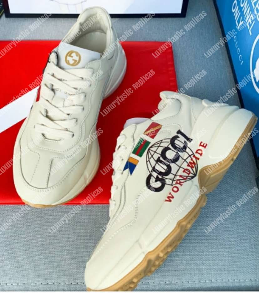 G*u*i men’s rhyton G*u*i worldwide sneaker