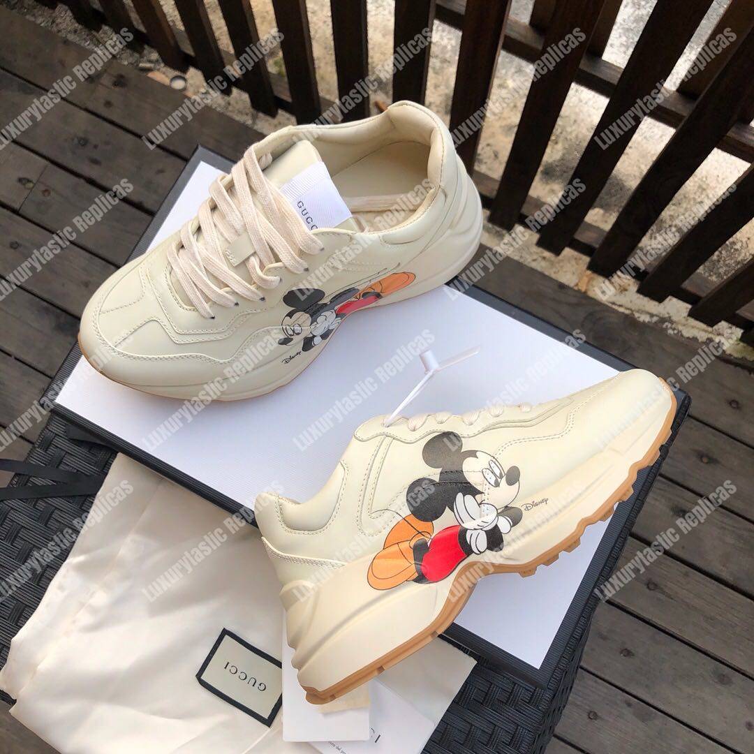 G*u*i men’s disney x G*u*i rhyton sneaker