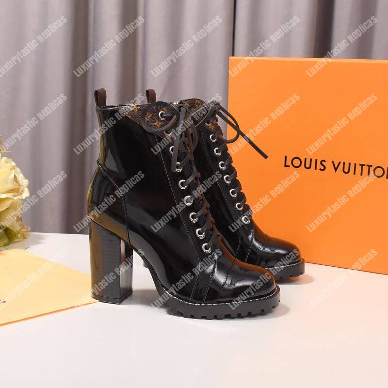 LV Star Trail Ankle Boot Glazed Calfskin