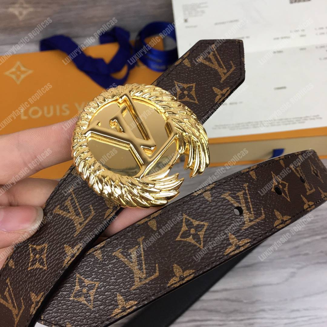 LV Circle 30mm Reversible Monogram Belt