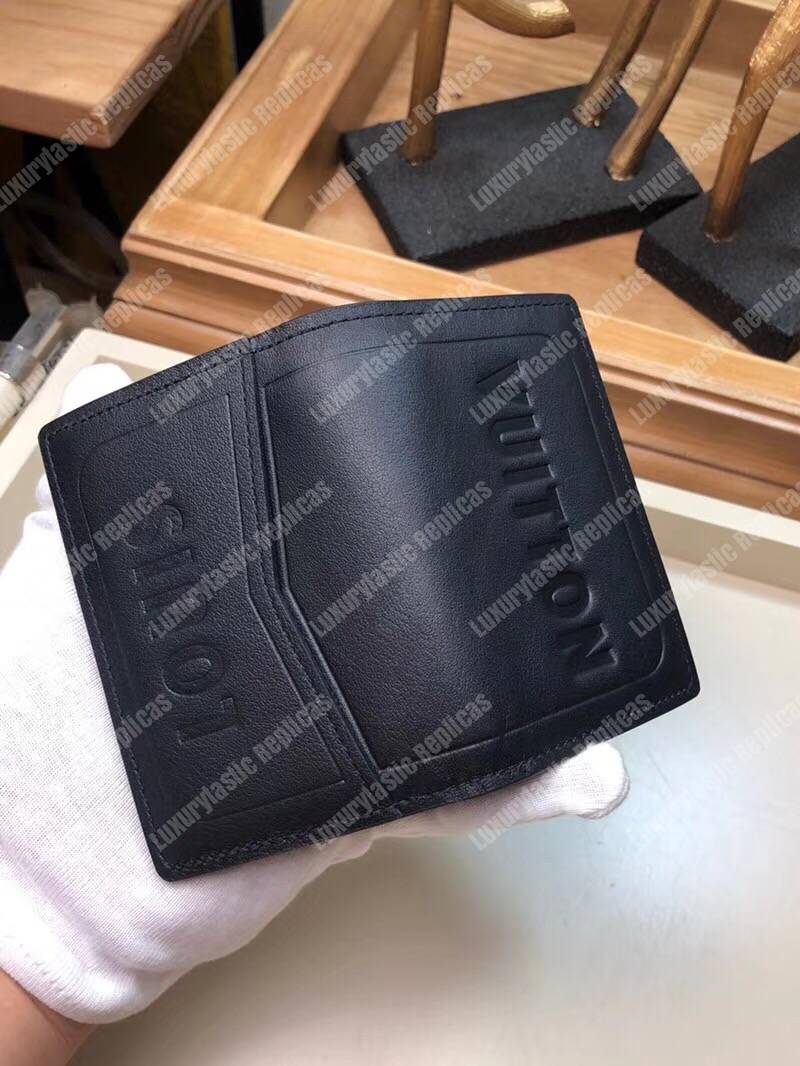 LV Pocket Organizer Dark Infinity Leather