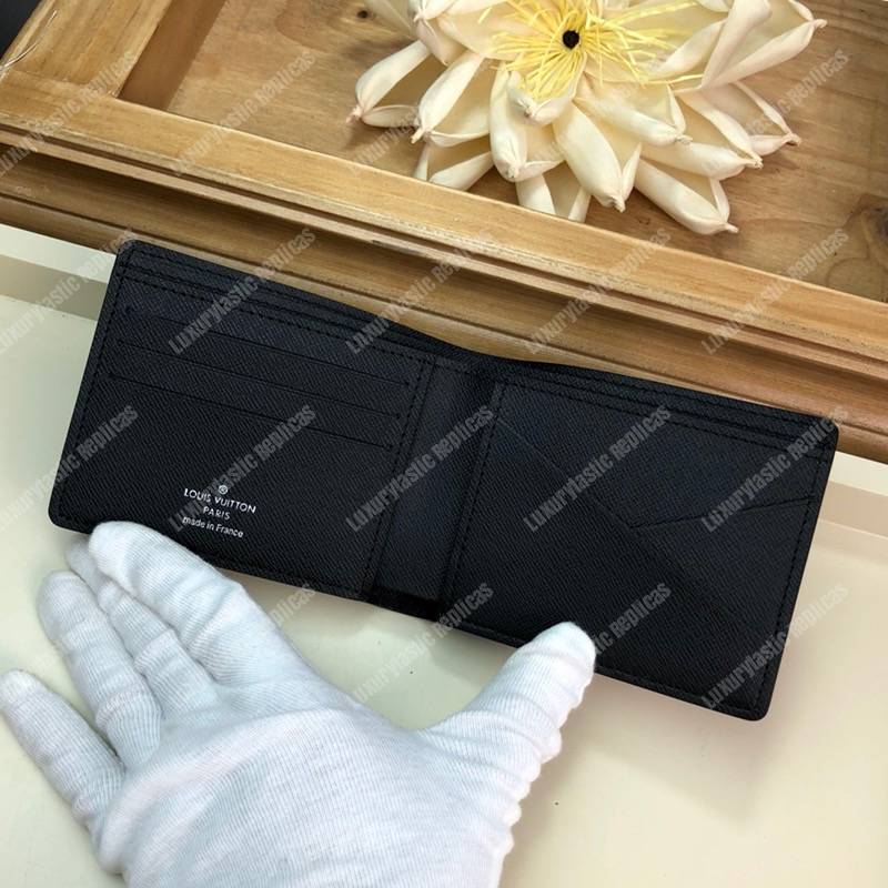 LV Abloh Slender Wallet Taiga