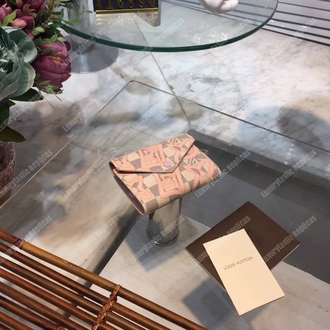 LV Victorine Wallet Damier Azur Canvas Special Edition