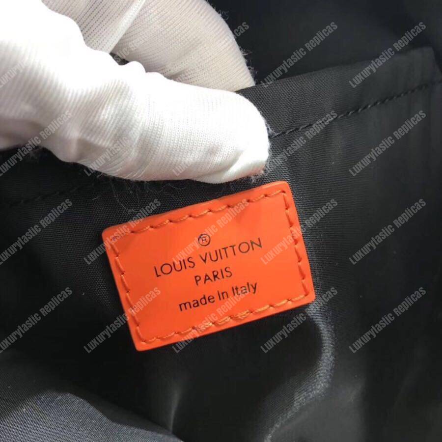 LV Drawstring Backpack Damier Colbat Race