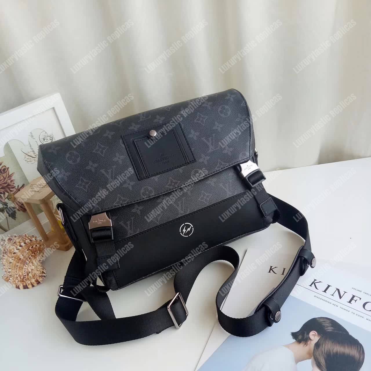 LV Messenger PM Voyager Monogram Eclipse Canvas