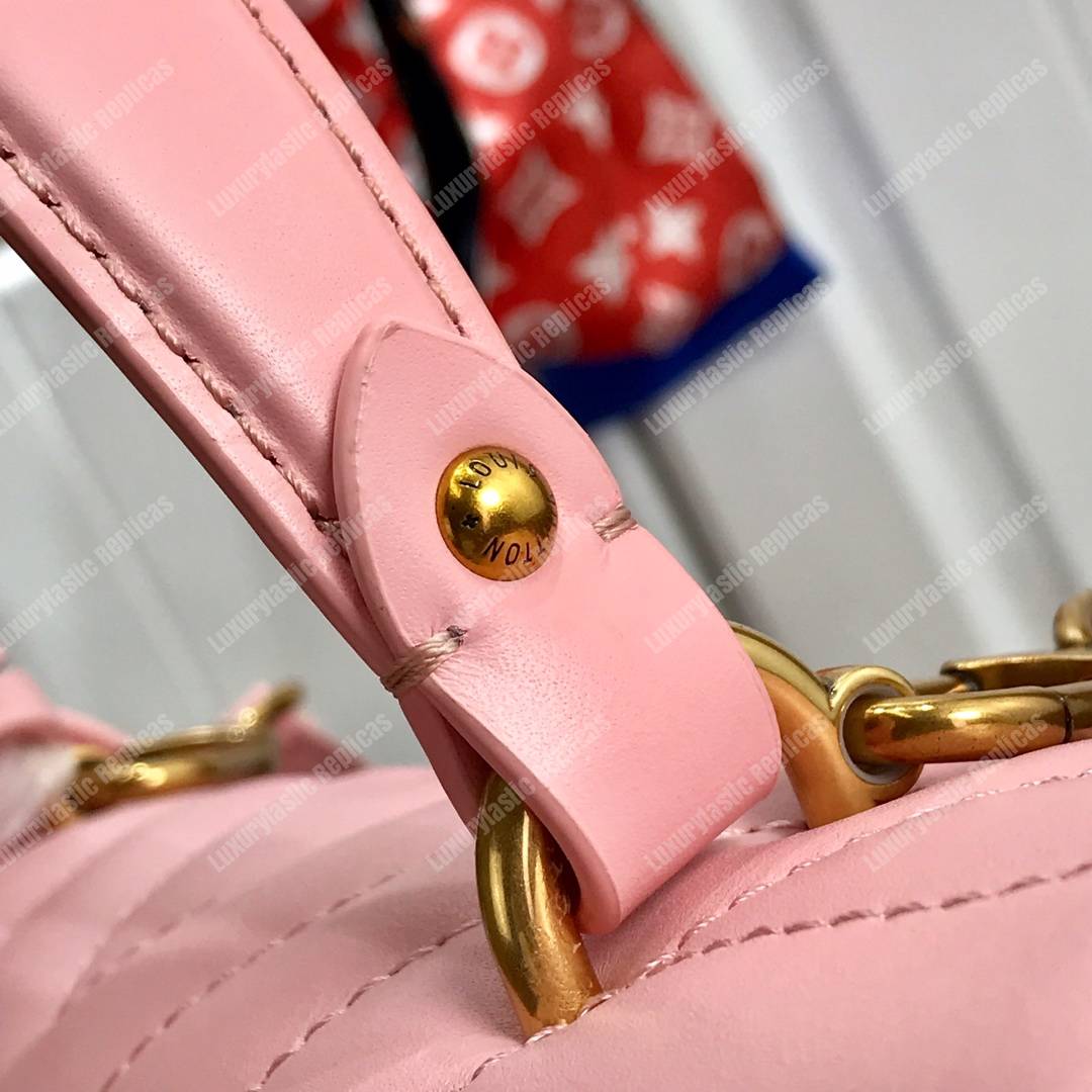 LV New Wave Top Wave Tophandle Handbag Pink