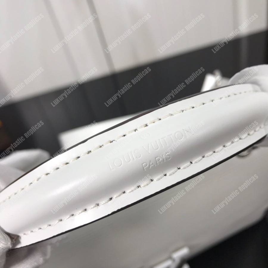 LV Grenelle PM Epi Leather Blanc Optique White