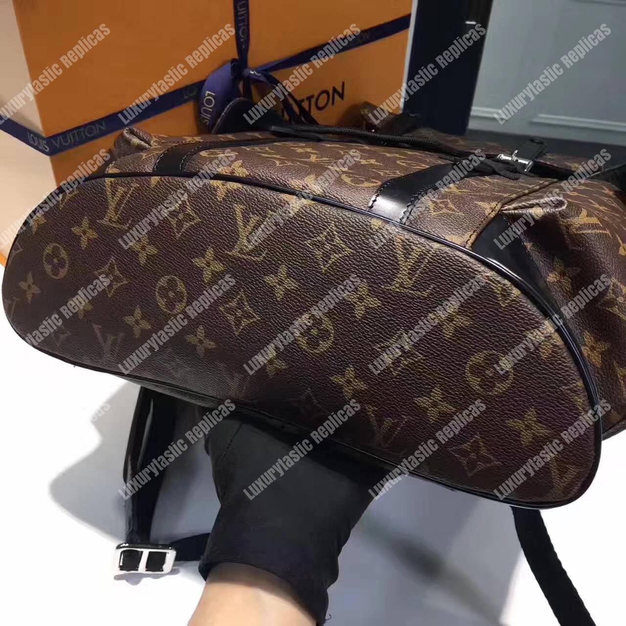 LV Christopher PM Monogram Macassar Canvas