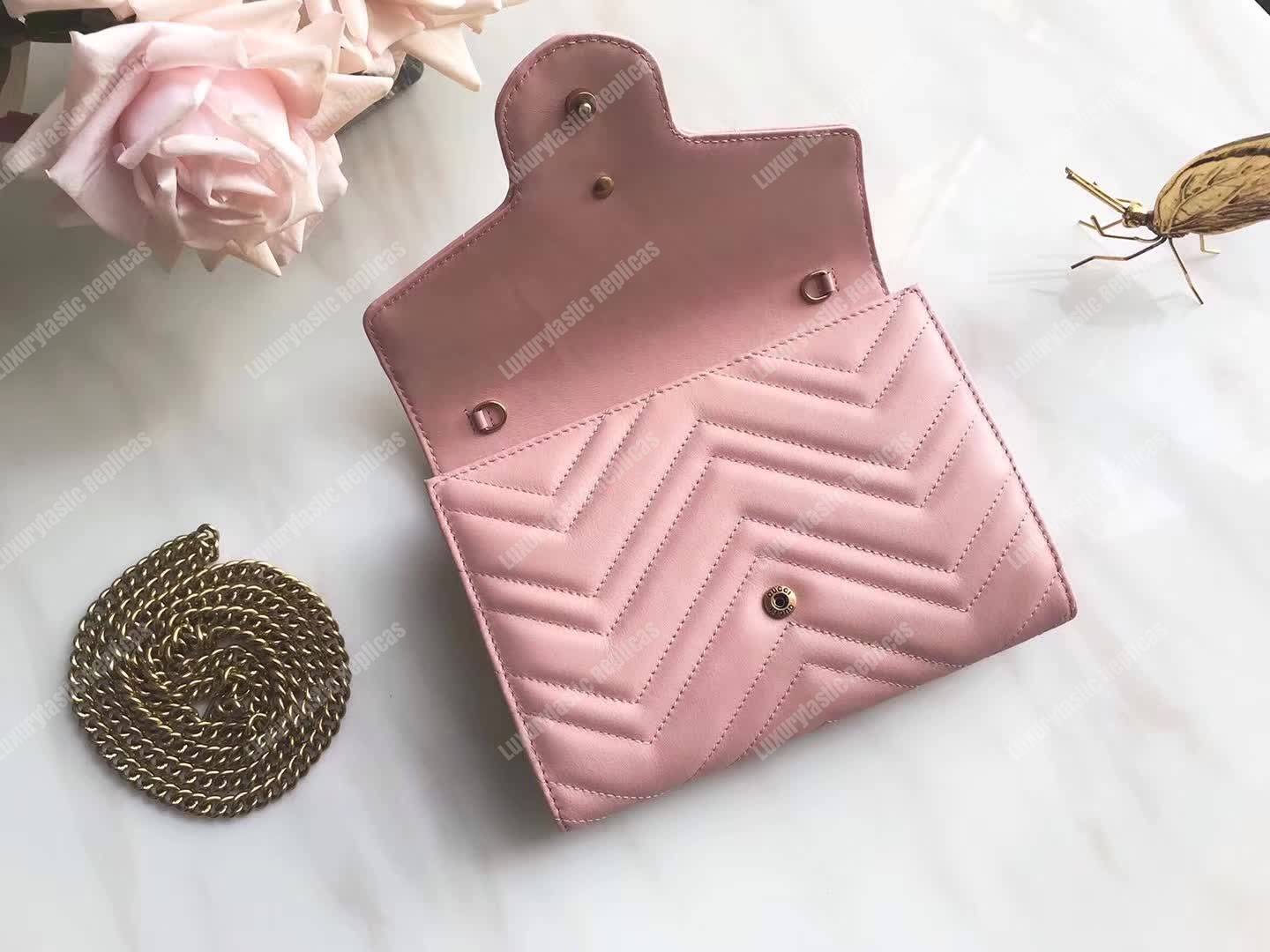 G*u*i gg marmont matelasse mini bag magnolia