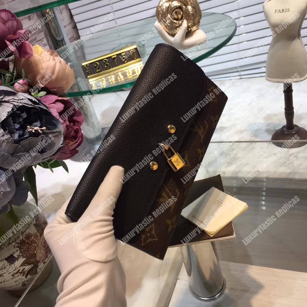 LV Canvas Venus Wallet Monogram Noir
