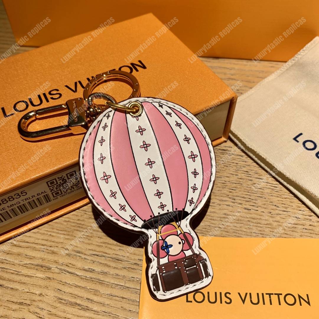 LV Vivienne Xmas Bag Charm And Key Holder Hot Air Balloon