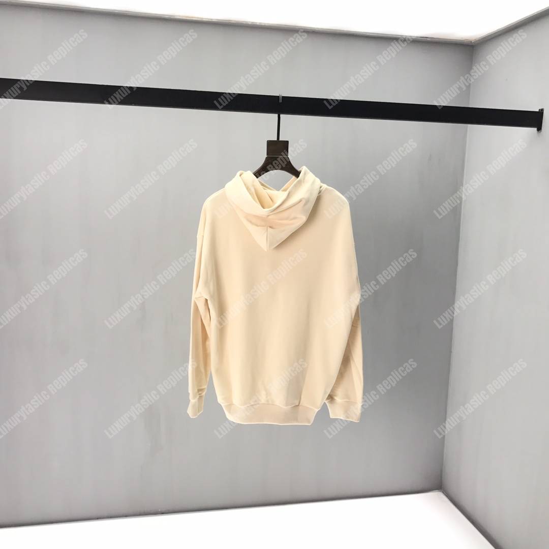G*u*i print hooded sweatshirt beige