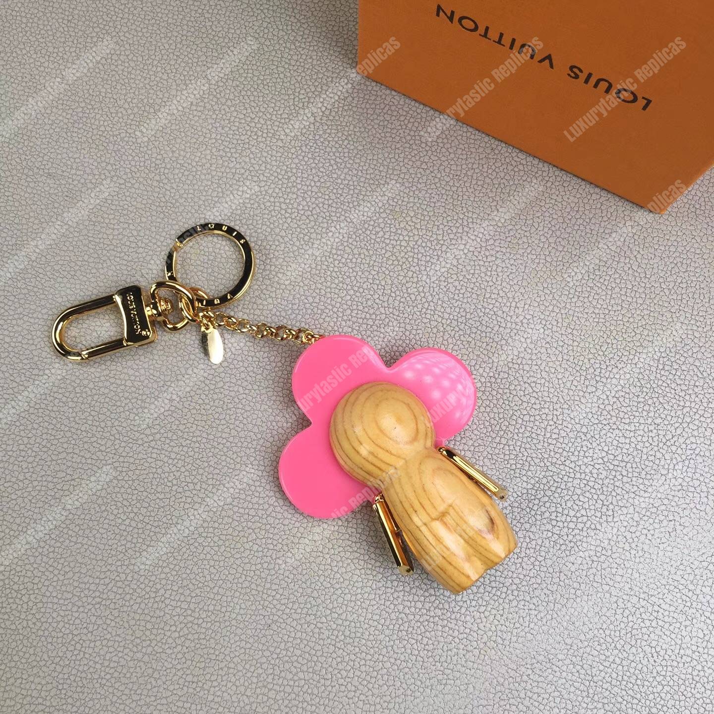 LV Vivienne Bag Charm and Key Holder