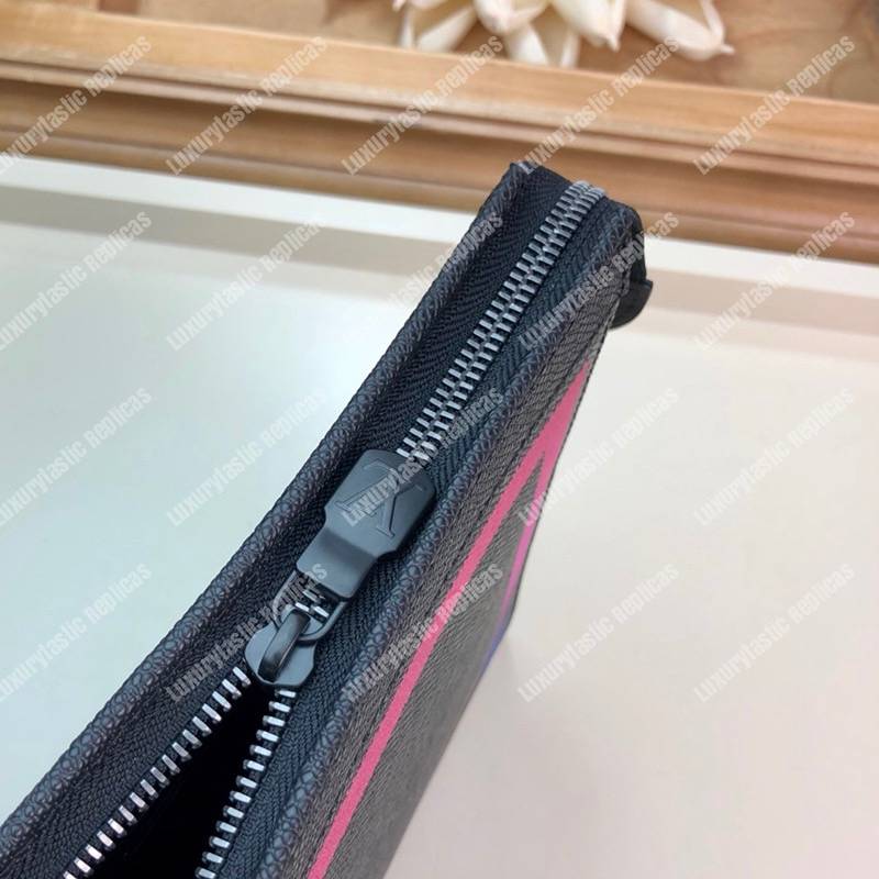 LV Abloh Toiletry Pouch 26 Taiga