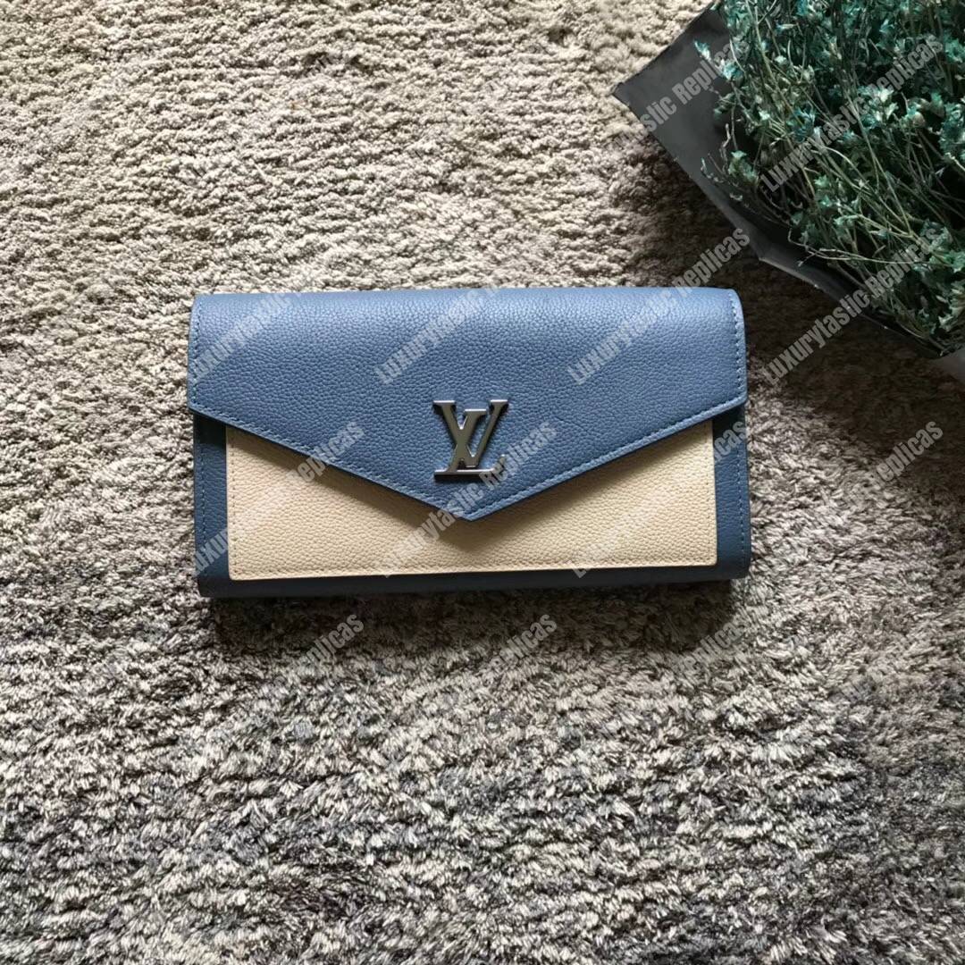 LV MyLockMe Wallet Bleu Jean