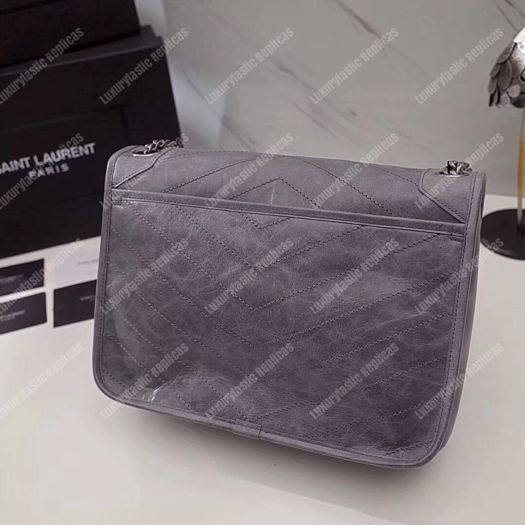 Saint Laurent Niki Medium Storm Vintage