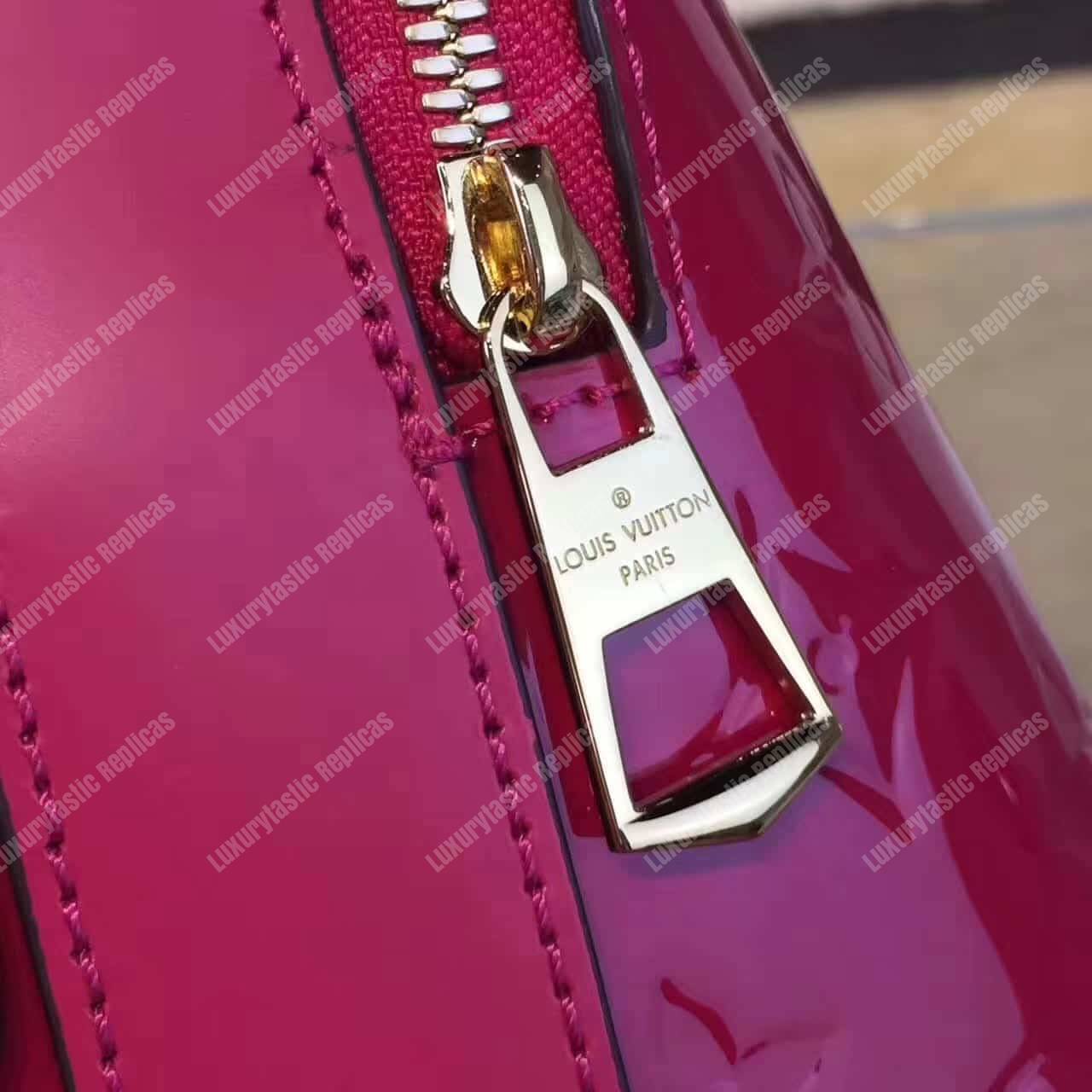 LV Melrose Monogram Vernis Hot Pink
