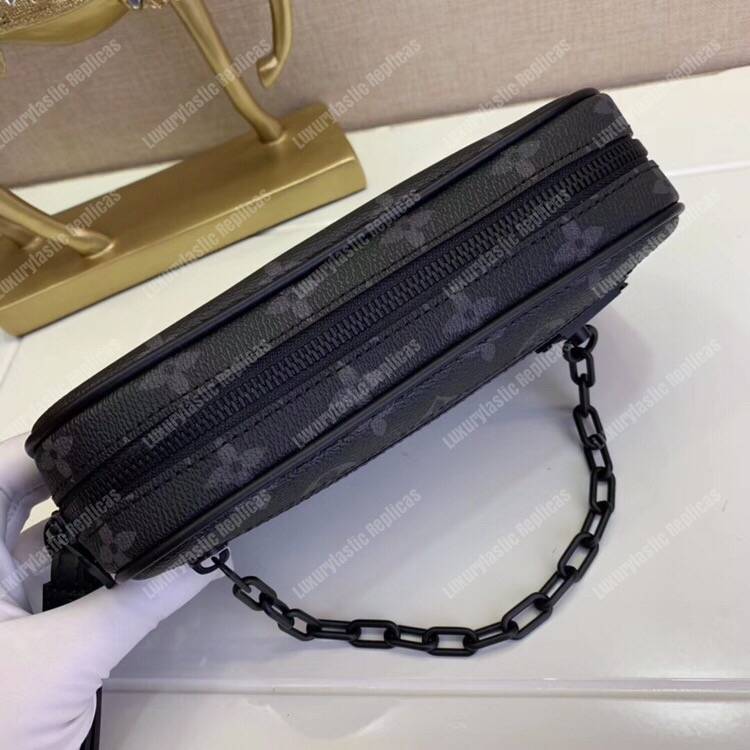 LV Pochette Volga Monogram Eclipse