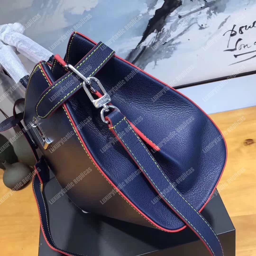LV Twist Tote Epi Leather Indigo