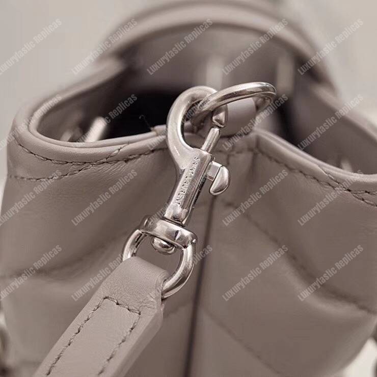 Saint Laurent Small Loulou Shopping Bag Earth Grey