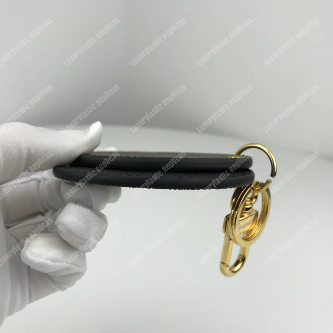 LV Mirror Bag Charm & Key Holder Monogram/Black